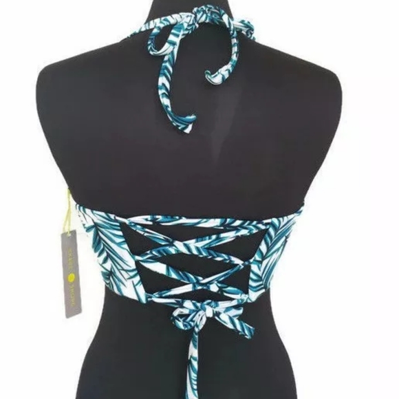 Shade & Shore Underwire Corset Bikini Palm Print - Picture 9 of 10